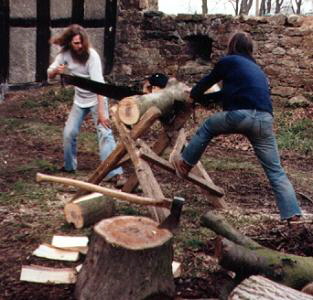 Holz s�gen